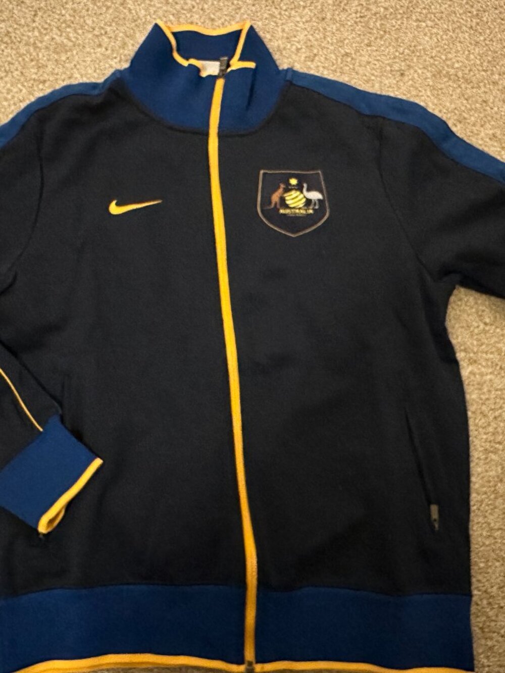 nike n98 jacket Australia National Soccer Team Jacket Dark Navy World Cup 2026